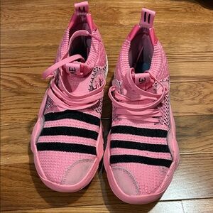 Adidas Pink Trap House Trae Young 2 basketball shoes